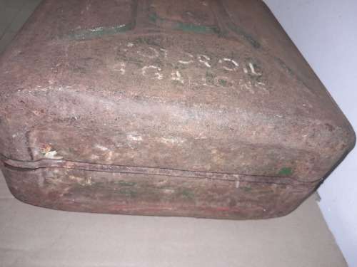 VINTAGE KROST BROS CASTROL 5 GALLON OIL JERRY CAN