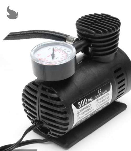 12 VOLT TYRE PUMP FOR CIGARETTE LIGHTER