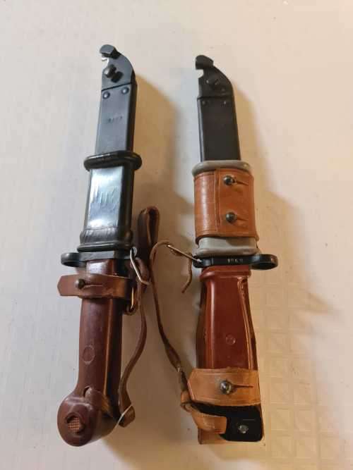 2x collectable russian bayonet