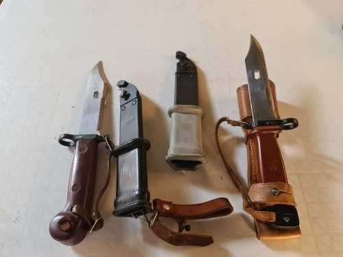 2x collectable russian bayonet