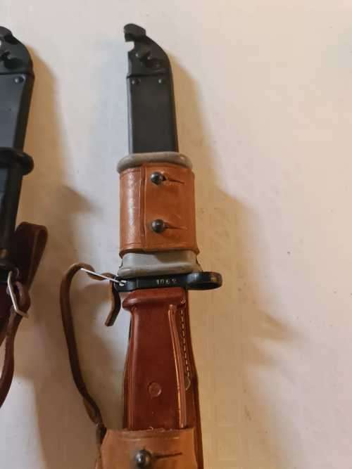 2x collectable russian bayonet