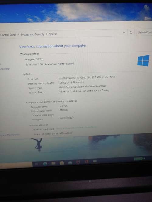 Lenevo ideapad 320 I5 7th generation