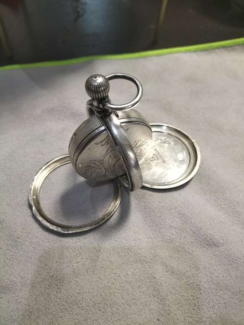 Very rare E.A Muckle 18s reversible coin silver pocket casing extremely collectable