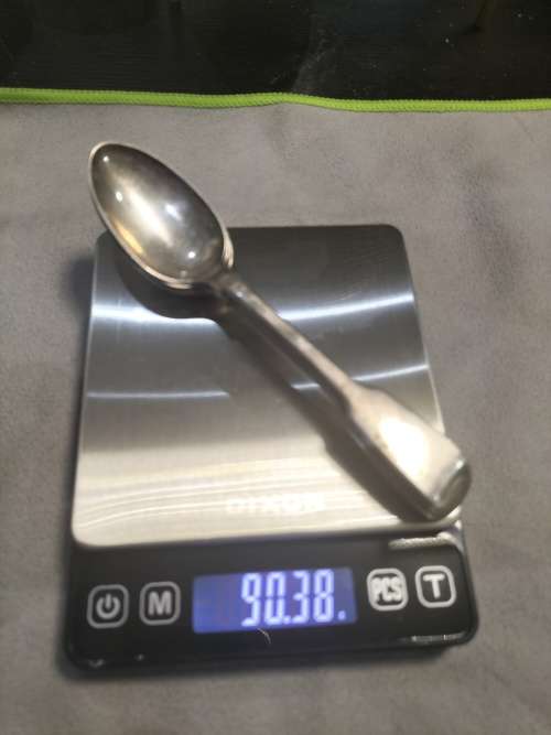 4x antique sterling silver hallmarks teespoon