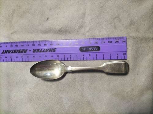 4x antique sterling silver hallmarks teespoon
