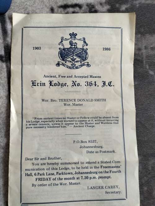 Master mason member masonic apron,gloves,booklet and carry case dont miss out