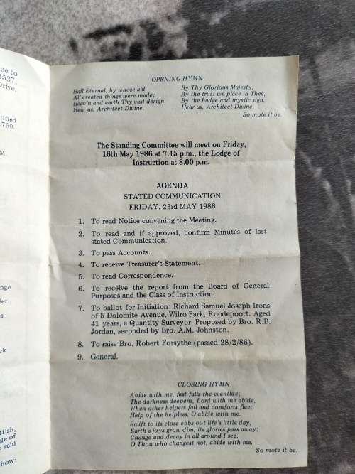 Master mason member masonic apron,gloves,booklet and carry case dont miss out