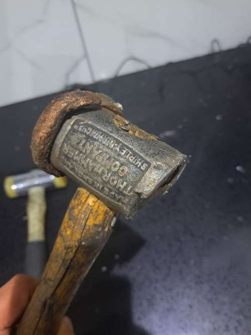 2x antique thor hammers made in england