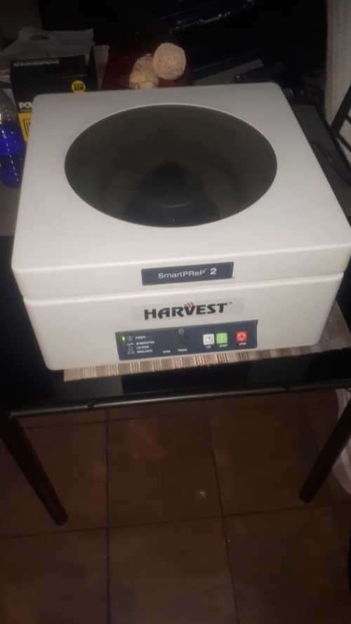 Harvest smartprep 2 centrifudge