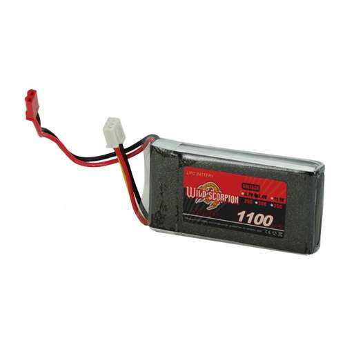 Wild Scorpion 7.4V 1100mAh 25C LI-PO 2cell RC Battery