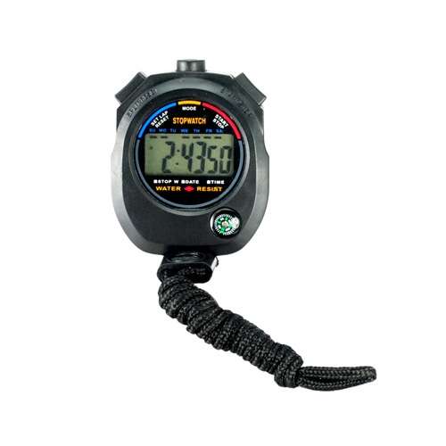 Chronograph Digital Timer Stopwatch Sport Counter Watch