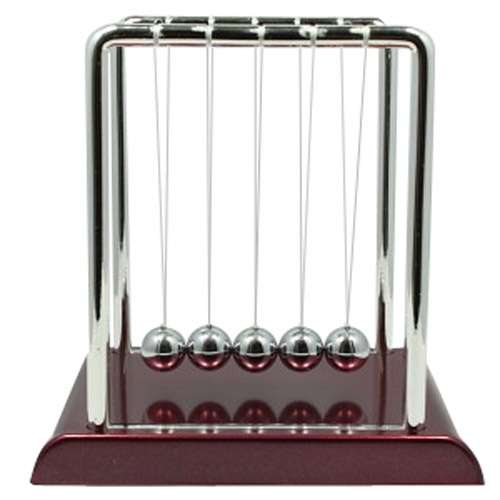 Newton's Cradle Five Balance Balls Desk Science Toy Gift