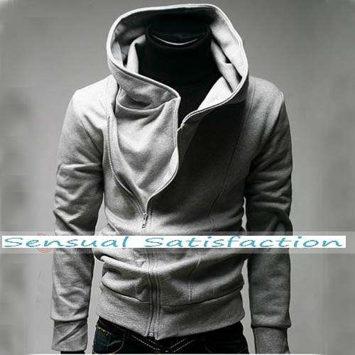 Free Shipping-Zip Up Hoodie Top for Men