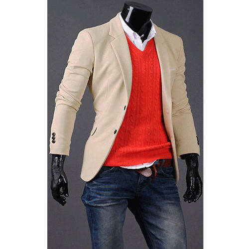 Men's Fashion Slim Fit Two Buttons Coats Suit 3 Color-No Shipping to WESTERN CAPE