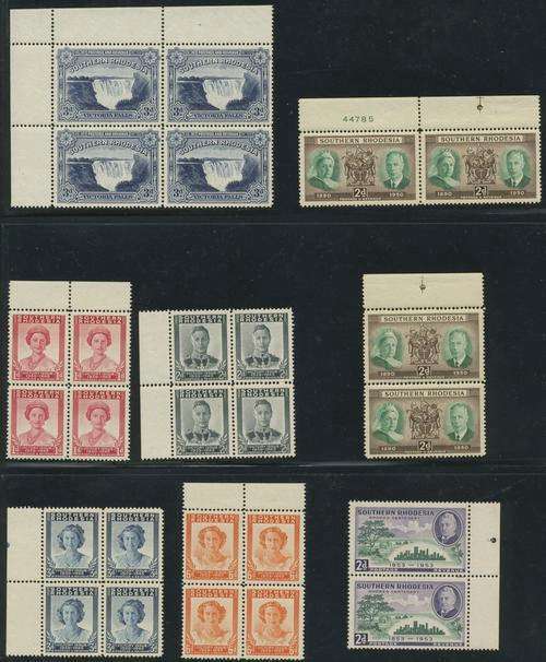 Southern Rhodesia UMM Blocks or pairs