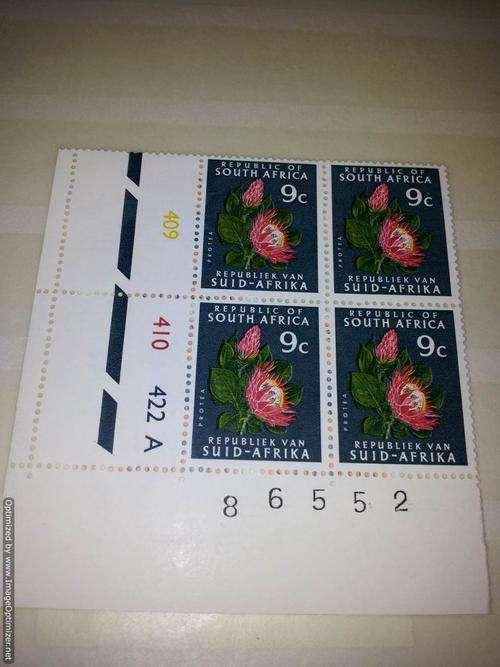 RSA 1ST DEFINITIVE CONTROL BLOCK 9c SACC 320 CV R165