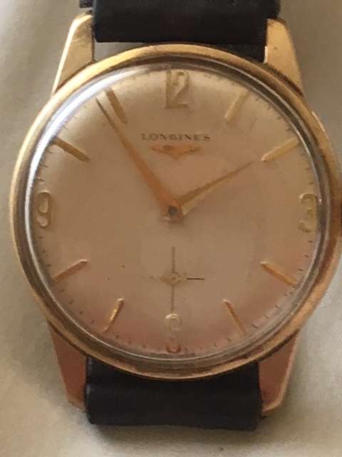 Longines 9KT gold mens 1960's