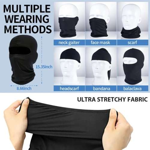 Outdoor Balaclava Mask For Military Security Hunting Biking Hiking Sports