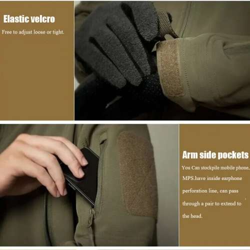 Tactical 2pc Set Outdoor Tactical Jacket & Pants For Military Security Hunting Biking Hiking Spor