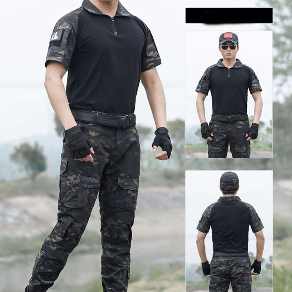Tactical Shirt & Pants Summer Outdoor Camping Fishing Military Grade Security Suit