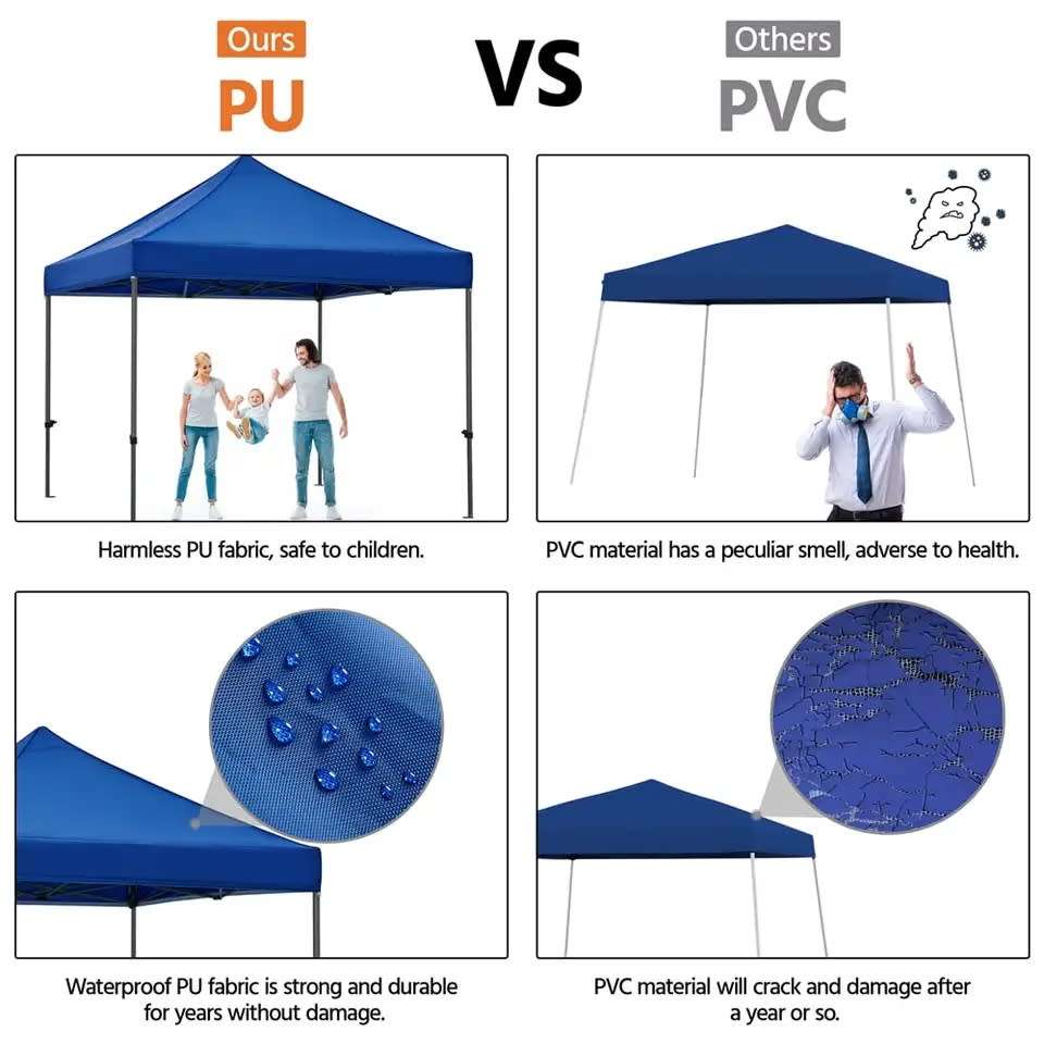Pop Up Gazebo Tent Outdoor Waterproof Shade