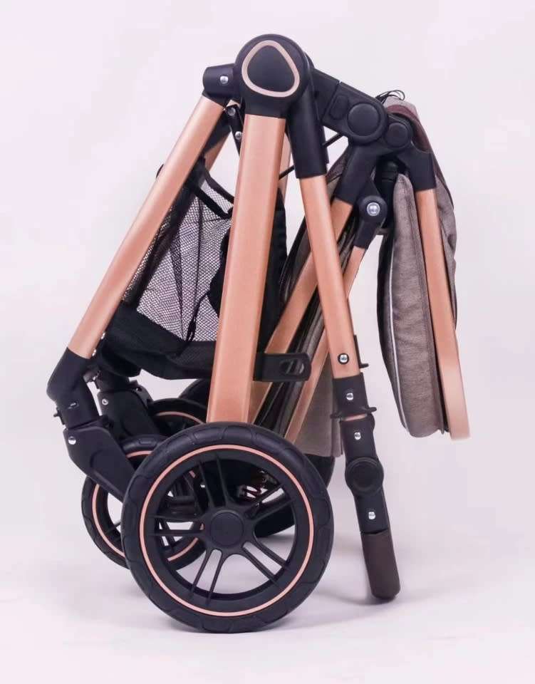 Belecoo X1 Baby Pram Stroller 3 in 1 Kids Carry Pram Stroller & Car Seat Trolley Baby 0-4.5 years