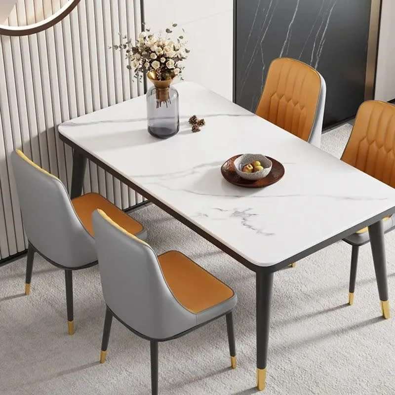 Rits 4 Seater Dining Table Set With Chairs For Home Kitchen Office Hotel Restaurant Decor Use