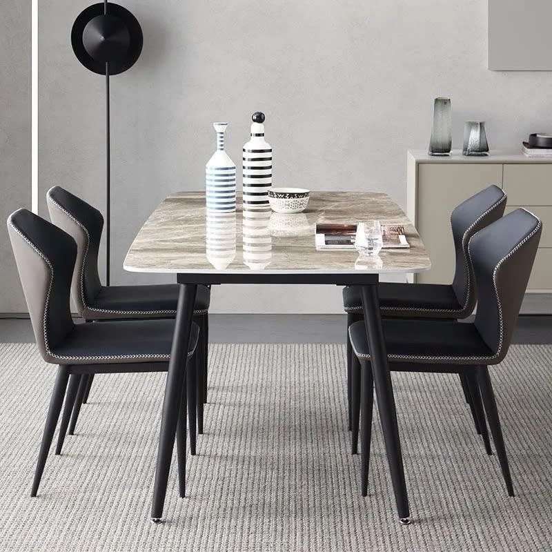 4 Seater Dining Set Table With Chairs For Home Hotel Office