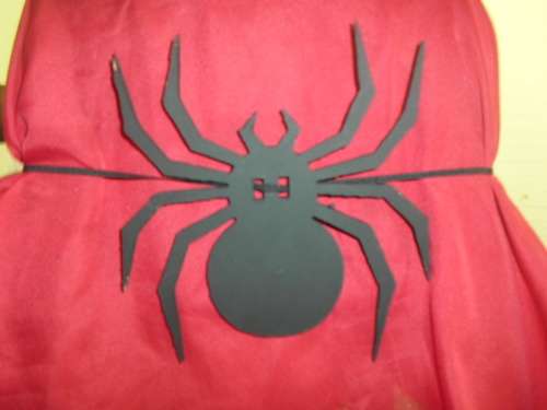Spider chair back decor