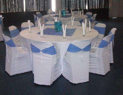 Chair Bows - Stretch - Heart or Square detail