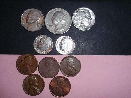 TEN USA COINS