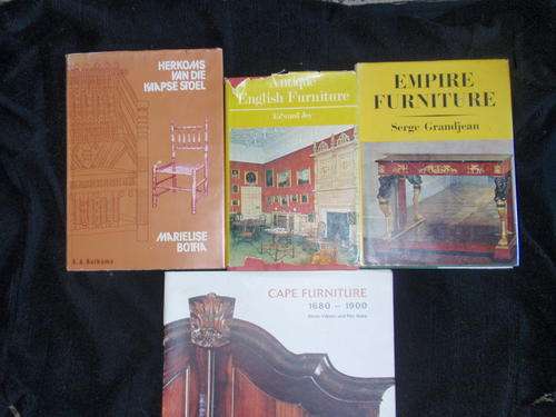 A SET OF FOUR REFERENCE BOOKS FOR COLLECTORS OF ANTIQUE FURNITURE