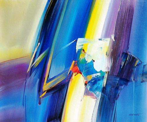 Abstract by Wilkinson. Oil on canvas.