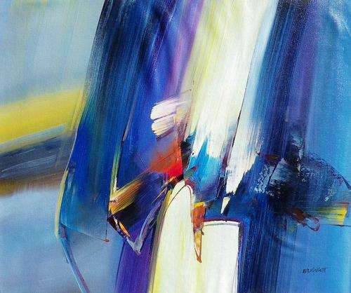 Abstract by Wilkinson. Oil on canvas.