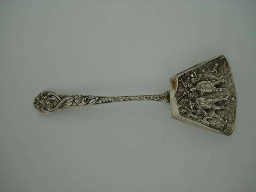 German Sugar Spoon , 800, richly decorated.
