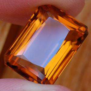 Citrine 21ct Octagon Madeira Orange