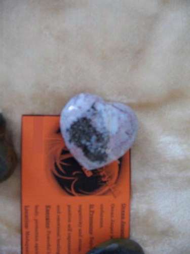 Ocean Jasper Heart Polished