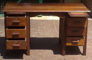 Beautifully restored antique teak desk.