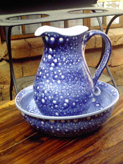 Wash bowl and jug