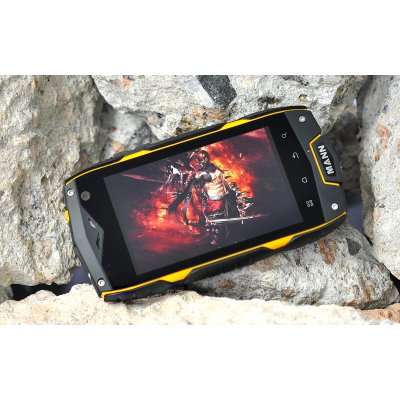 Rugged Android Phone "Mann A18" - 4 Inch Screen, Snapdragon Dual Core CPU, IP68 Waterproof, Shockpro