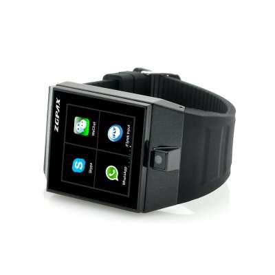 Android 4.0 Smart Phone Watch "ZGPAX S5" - 1.54 Inch Touch Screen Display, Camera, Dual Core CPU (Bl