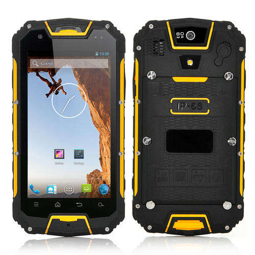 Rugged Android 4.2 Mobile Phone - Quad Core MTK6589 1.2GHz CPU, Walkie Talkie Function, IP68 Waterpr
