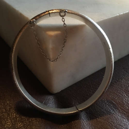 Engraved Sterling Silver Chain Bracelet
