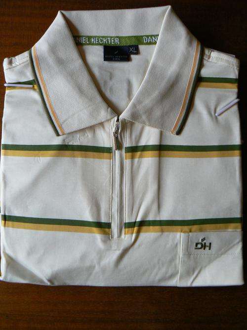 DANIEL HECHTER - Golf Shirt - LARGE - SLIM - BRAND NEW