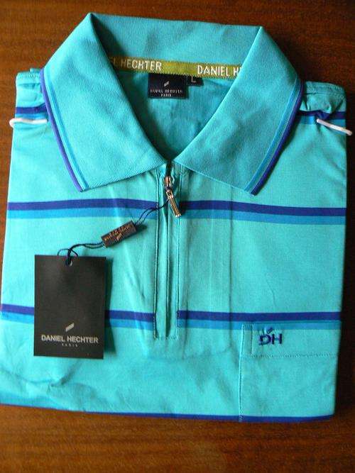 DANIEL HECHTER - Golf Shirt - LARGE - SLIM - BRAND NEW