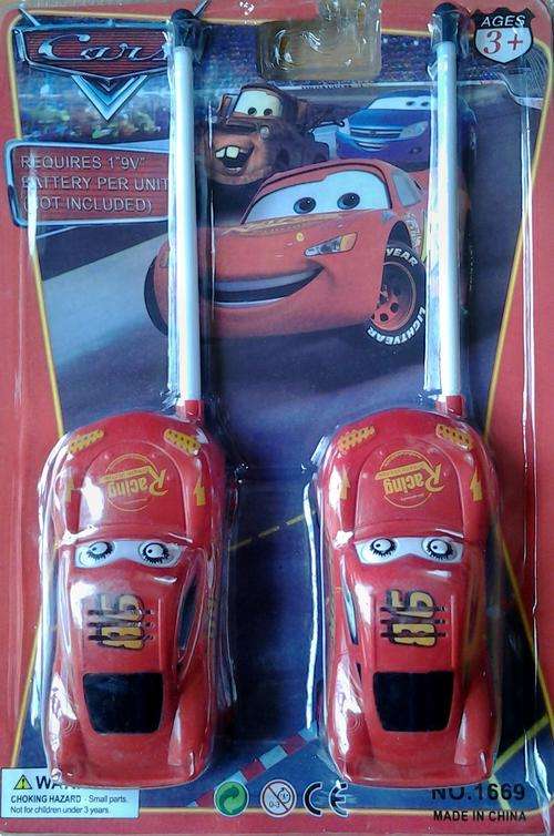 NEW! CARS WALKIE TALKIE. GREAT GIFT!