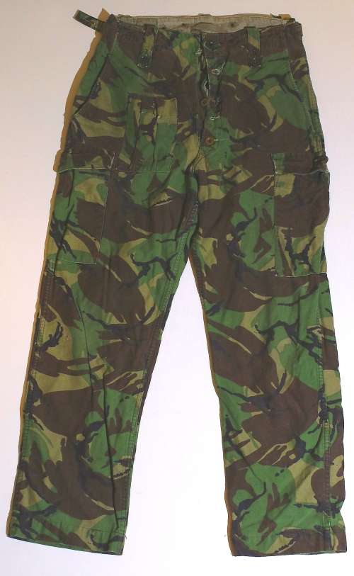 British Army camo trousers used