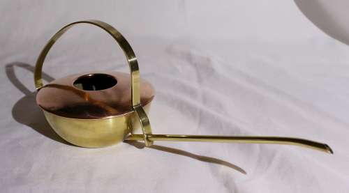 Vintage brass and copper West German Bonsai/small plant watering can