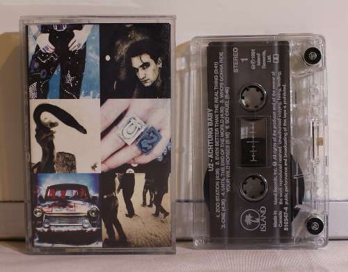 U2 Achtung Baby original Canadian release 1991 cassette