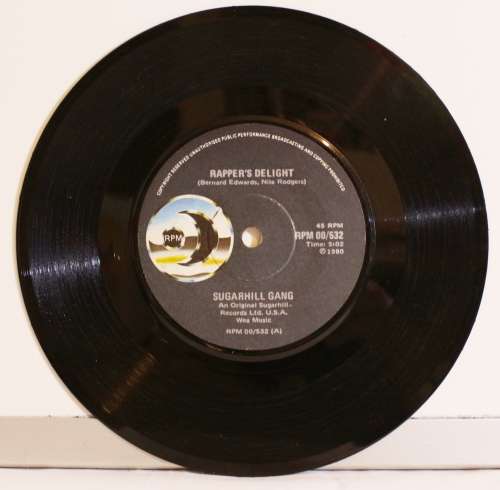 SUGARHILL GANG Rapper's Delight 1980 SA release 7" single